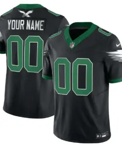 Philadelphia Eagles Nike Vapor Custom Limited Stitched Jersey - White - Image 3