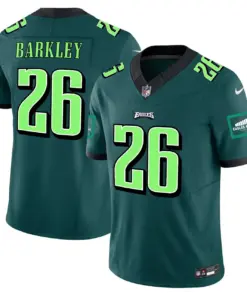 Saquon Barkley Philadelphia Eagles Nike 2024 Practice Stitched Jersey - Dark Green