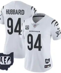 Cincinnati Bengals Nike Women's 2024 Vapor Limited Stitched Jersey - White - Image 10