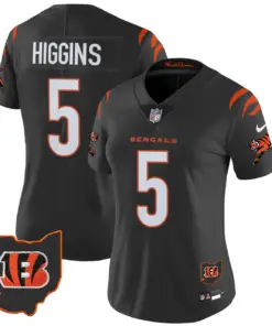 Cincinnati Bengals Nike Women's 2024 Vapor Limited Stitched Jersey - White - Image 19