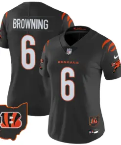 Cincinnati Bengals Nike Women's 2024 Vapor Limited Stitched Jersey - White - Image 20