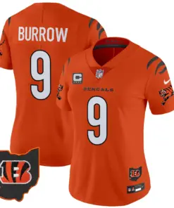 Cincinnati Bengals Nike Women's 2024 Vapor Limited Stitched Jersey - White - Image 22