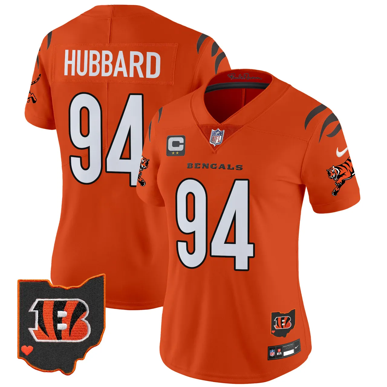 Cincinnati Bengals Nike Women's 2024 Vapor Limited Stitched Jersey - White - Image 24