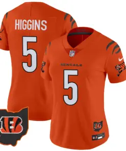 Cincinnati Bengals Nike Women's 2024 Vapor Limited Stitched Jersey - White - Image 26