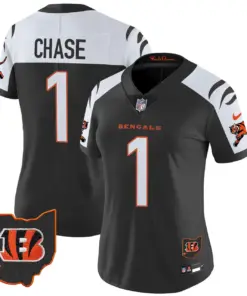 Cincinnati Bengals Nike Women's 2024 Vapor Limited Stitched Jersey - White - Image 30