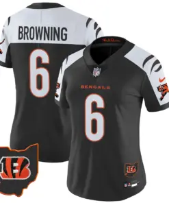 Cincinnati Bengals Nike Women's 2024 Vapor Limited Stitched Jersey - White - Image 34