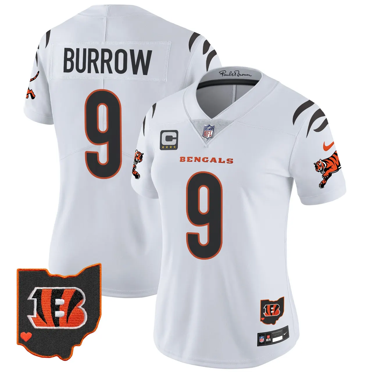 Cincinnati Bengals Nike Women's 2024 Vapor Limited Stitched Jersey - White
