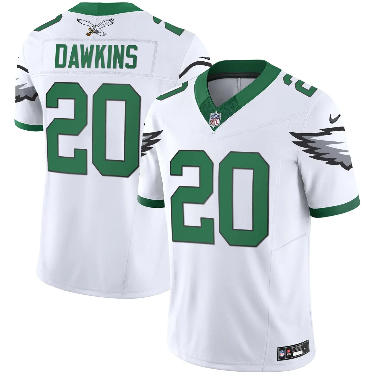Saquon Barkley Philadelphia Eagles Nike Vapor Limited Stitched Jersey - White - Image 7