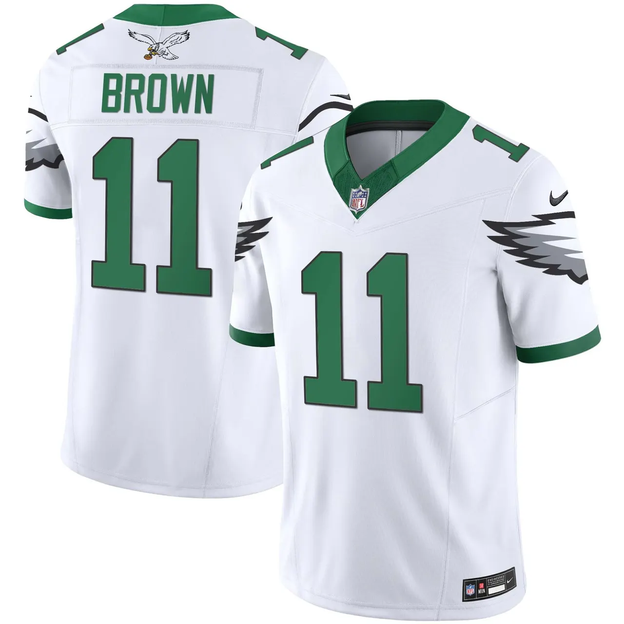 Saquon Barkley Philadelphia Eagles Nike Vapor Limited Stitched Jersey - White - Image 8