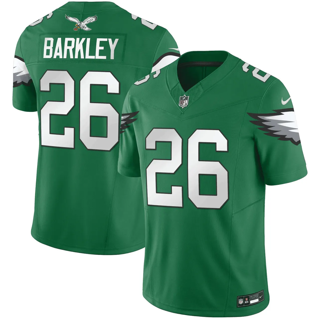 Saquon Barkley Philadelphia Eagles Nike Vapor Limited Stitched Jersey - White - Image 10