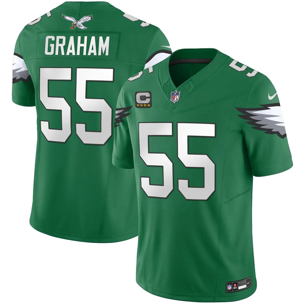 Saquon Barkley Philadelphia Eagles Nike Vapor Limited Stitched Jersey - White - Image 15