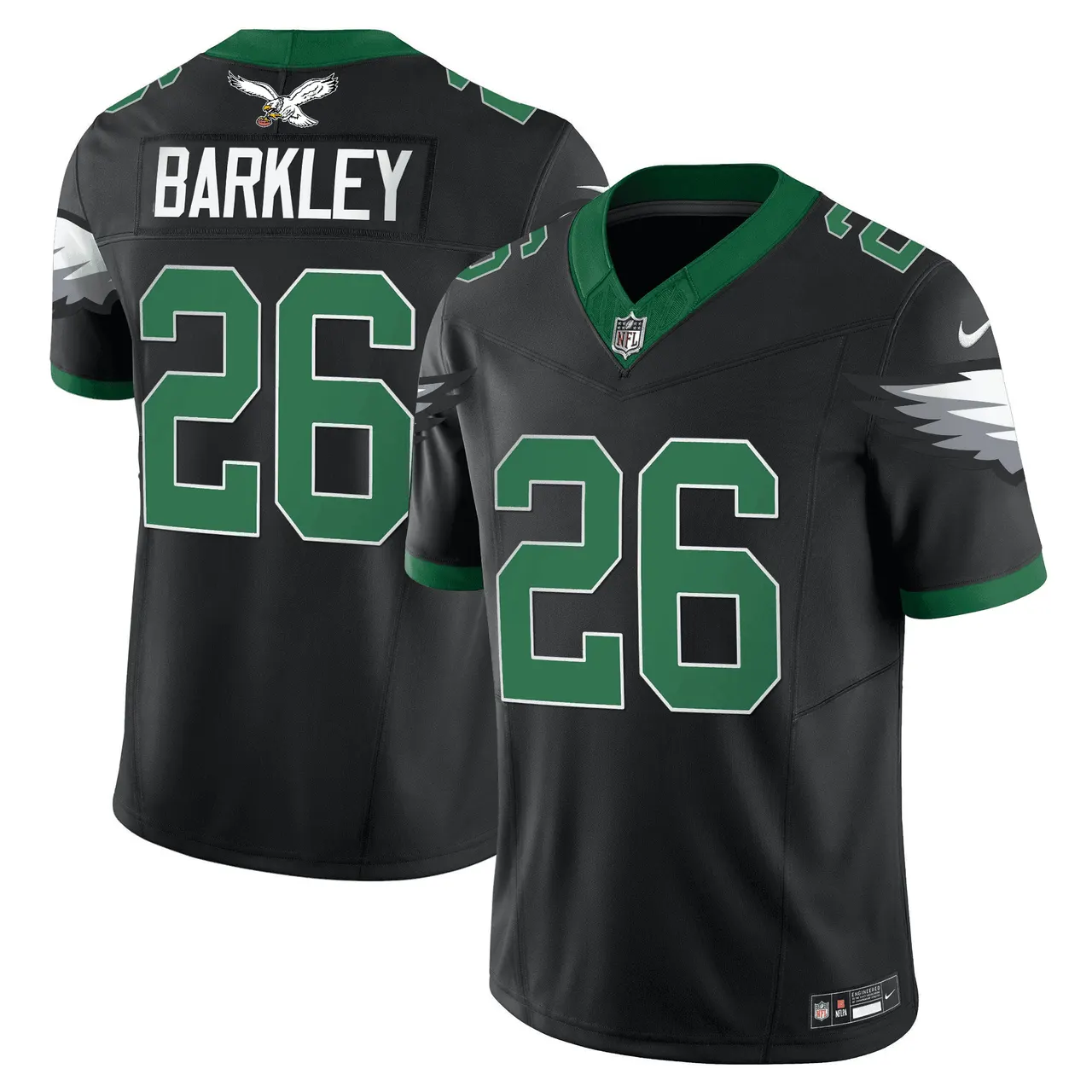 Saquon Barkley Philadelphia Eagles Nike Vapor Limited Stitched Jersey - White - Image 19