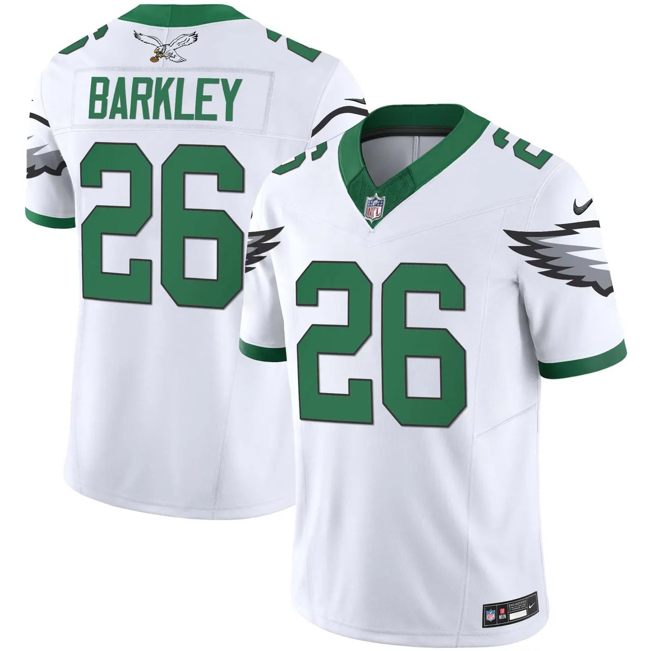 Saquon Barkley Philadelphia Eagles Nike Vapor Limited Stitched Jersey - White