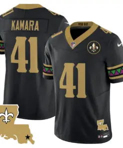 Mardi Gras New Orleans Saints Nike Vapor Limited Stitched Jersey - White - Image 9