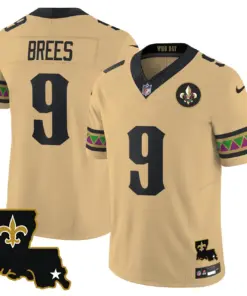 Mardi Gras New Orleans Saints Nike Vapor Limited Stitched Jersey - White - Image 19