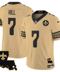 Mardi Gras New Orleans Saints Nike Vapor Limited Stitched Jersey - White - Image 20