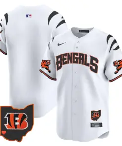 Cincinnati Bengals Nike Vapor Premier Limited Stitched Jersey - White - Image 7