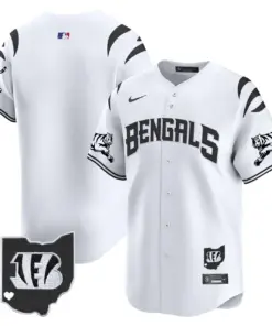 Cincinnati Bengals Nike Vapor Premier Limited Stitched Jersey - White - Image 14