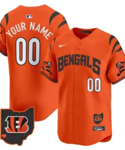 Cincinnati Bengals Nike Vapor Premier Custom Limited Stitched Jersey - White - Image 4