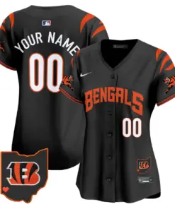 Cincinnati Bengals Nike Vapor Premier Custom Limited Stitched Jersey - White - Image 7
