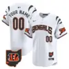Cincinnati Bengals Nike Vapor Premier Custom Limited Stitched Jersey - White