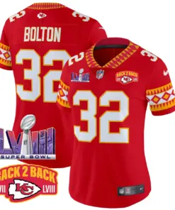 Kansas City Chiefs Nike Women's Special Vapor Limited Stitched Jersey - Red - Image 3