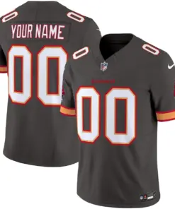 Tampa Bay Buccaneers Nike Throwback Vapor Custom Limited Stitched Jersey - Orange - Image 4
