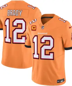 Alternative view of Tampa Bay Buccaneers Nike Throwback Vapor Limited Stitched Jersey V3 - Orange