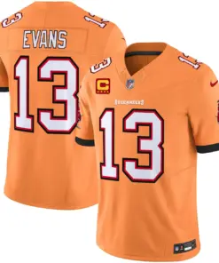 Tampa Bay Buccaneers Nike Throwback Vapor Limited Stitched Jersey V3 - Orange - Image 3