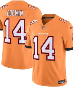 Tampa Bay Buccaneers Nike Throwback Vapor Limited Stitched Jersey V3 - Orange - Image 4