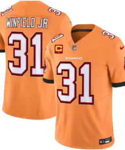 Tampa Bay Buccaneers Nike Throwback Vapor Limited Stitched Jersey V3 - Orange - Image 6