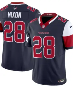 Houston Texans Nike 2024 Vapor Limited Stitched Jersey V5 - Powder Blue - Image 13
