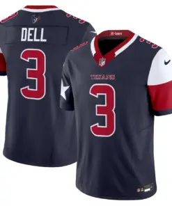 Houston Texans Nike 2024 Vapor Limited Stitched Jersey V5 - Powder Blue - Image 14