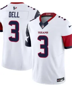 Houston Texans Nike 2024 Vapor Limited Stitched Jersey V5 - Powder Blue - Image 32