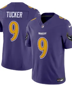 Baltimore Ravens Nike Special Vapor Limited Stitched Jersey - Purple - Image 3