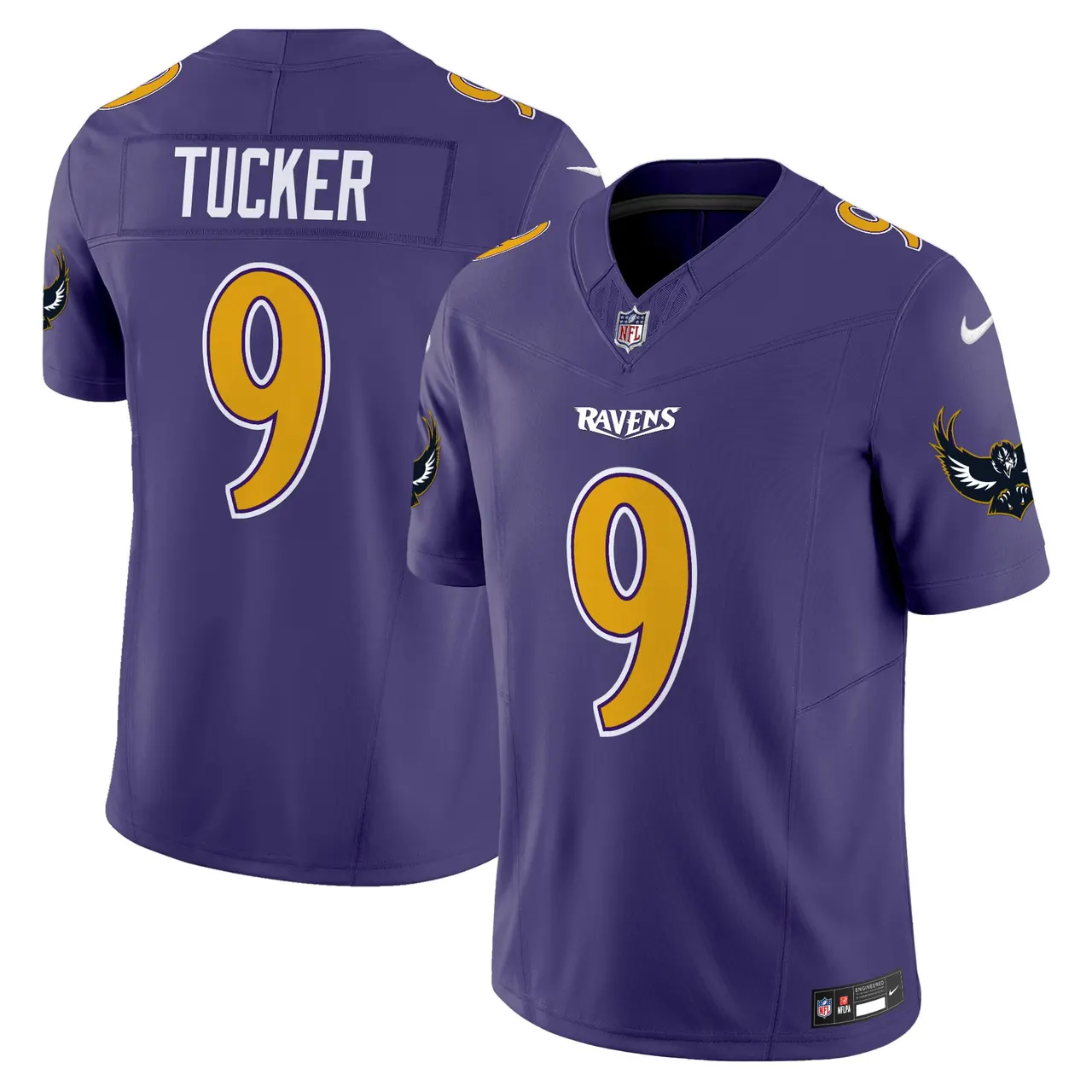 Baltimore Ravens Nike Special Vapor Limited Stitched Jersey - Purple - Image 3