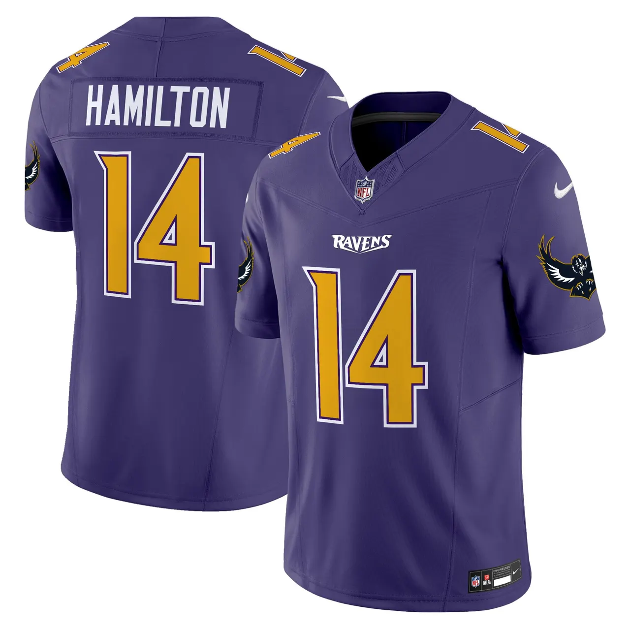 Baltimore Ravens Nike Special Vapor Limited Stitched Jersey - Purple - Image 4