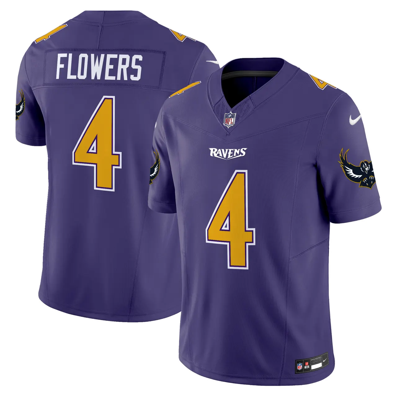 Baltimore Ravens Nike Special Vapor Limited Stitched Jersey - Purple - Image 7