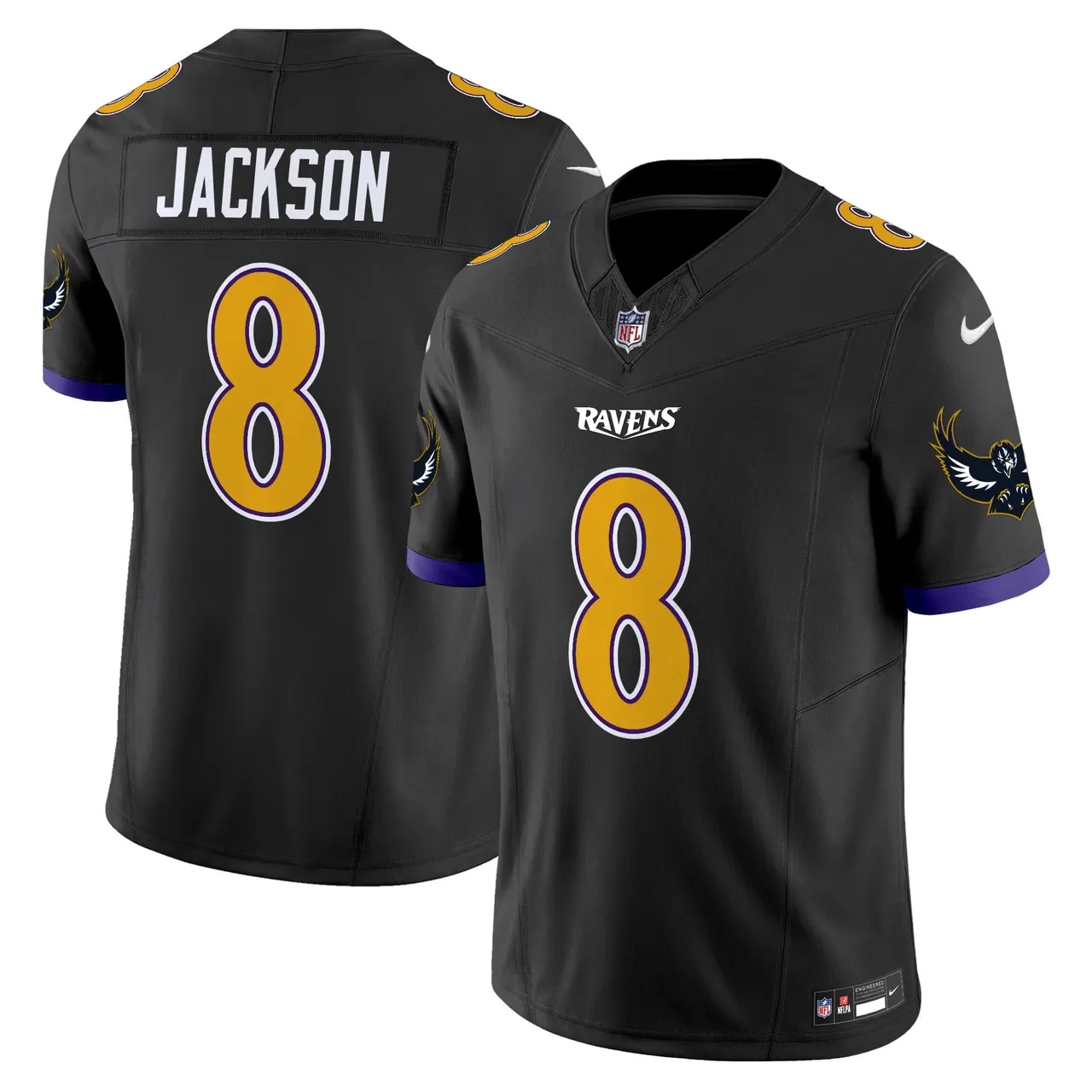 Baltimore Ravens Nike Special Vapor Limited Stitched Jersey - Purple - Image 20