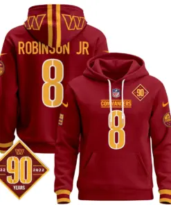 Alternative view of Washington Commanders Nike 2024 Pullover Hoodie - Red