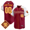 Washington Commanders Nike 90th Anniversary Patch Vapor Premier Custom Limited Stitched Jersey - Maroon