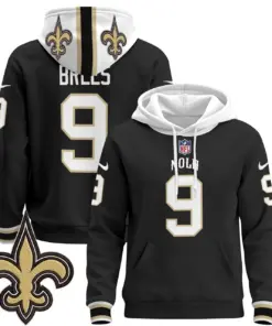 New Orleans Saints Nike 2024 Pullover Hoodie - Black - Image 5