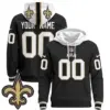 New Orleans Saints Nike 2024 Custom Pullover Hoodie - Black