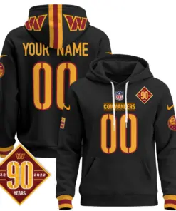 Alternative view of Washington Commanders Nike 2024 Custom Pullover Hoodie - Red