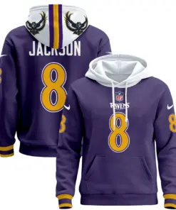 Alternative view of Baltimore Ravens Nike 2024 Pullover Hoodie - Purple