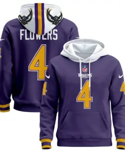 Baltimore Ravens Nike 2024 Pullover Hoodie - Purple - Image 7
