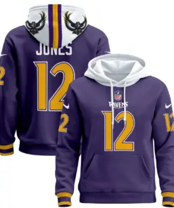 Baltimore Ravens Nike 2024 Pullover Hoodie - Purple - Image 8