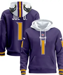 Baltimore Ravens Nike 2024 Pullover Hoodie - Purple - Image 9