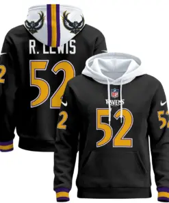 Baltimore Ravens Nike 2024 Pullover Hoodie - Purple - Image 24