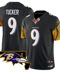 Baltimore Ravens Nike Maryland Patch Vapor Limited Stitched Jersey V3 - Purple - Image 12
